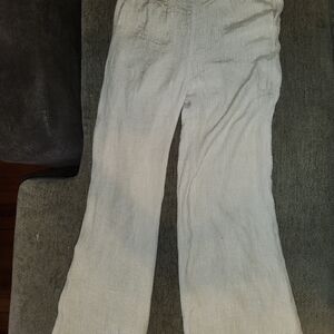 Light Gray Linen Pants